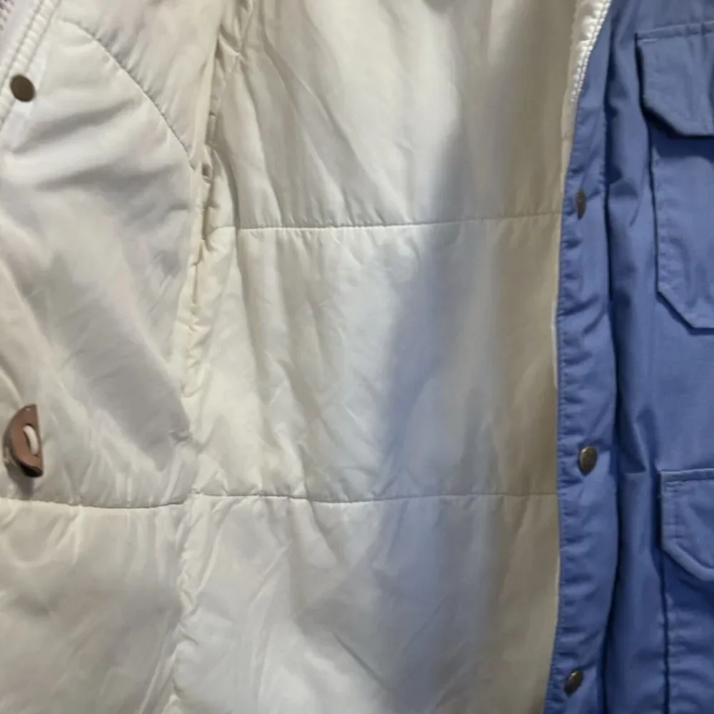 Vtg Woolrich Women’s Jacket Blue Full Zip Out Door Ski Winter Sz Small - Picture 13 of 15